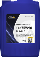 Rinnol Top Gear 9 FE 75W90 GL4/GL5, 20л