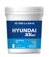 Моторное масло Hyundai XTeer HD 7000 CI-4 20W-50, 18л
