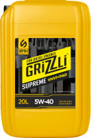 Моторное масло SMK Grizzli Supreme API CK-4 SN 5W-40, 20л