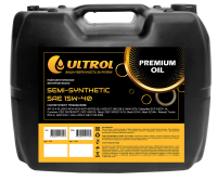 Моторное масло Ultrol Semi-Synthetic SAE 15W-40, 20л