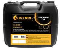 Гидравлическое масло Ultrol Hydro HVLP 68, 20л 