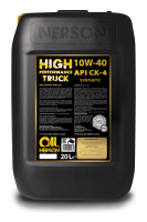 Nerson OIL High Performance Truck CK-4 10W-40, 20л