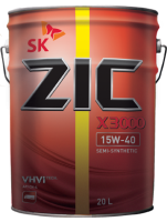 ZIC X3000 15W-40, 20л
