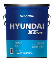 Моторное масло Hyundai XTeer HD 6000 CH-4 20W-50, 20л