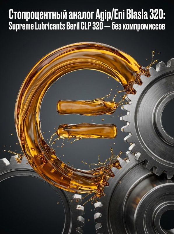 Agip/Eni BLASIA 320 есть аналог Supreme Lubricants® BERIL CLP 320