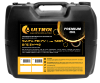 Моторное масло Ultrol Synth-Truck Low Saps SAE 5W-40, 20л