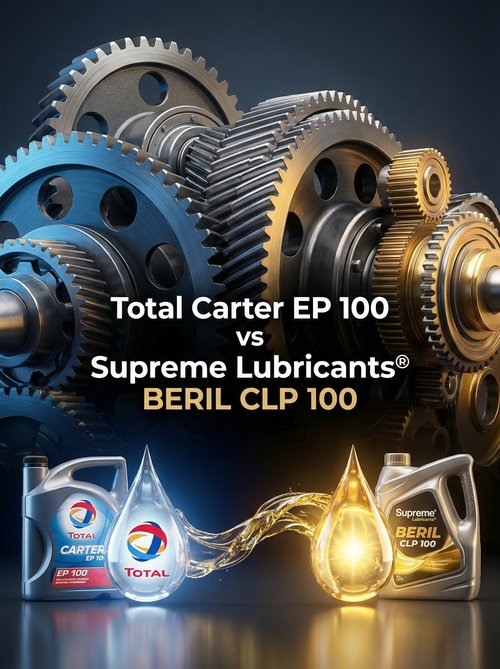Безупречная работа редукторов: сравнение Total Carter EP 100 и Supreme Lubricants® BERIL CLP 100