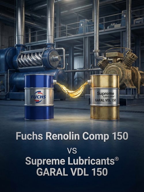 Высокая защита и стабильность для компрессоров: Fuchs Renolin Comp 150 и Supreme Lubricants® GARAL VDL 150