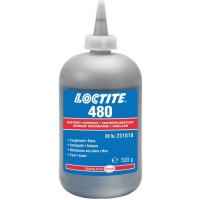 Клей моментального отверждения черный Loctite 480, 500 гр