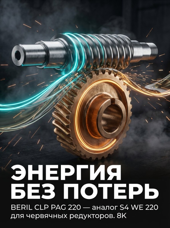 Аналог без компромиссов: Supreme Lubricants® BERIL CLP PAG 220 — вместо Shell Omala S4 WE 220