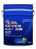S-OIL 7 BLUE #7 CI-4/SL 5W30, 20л