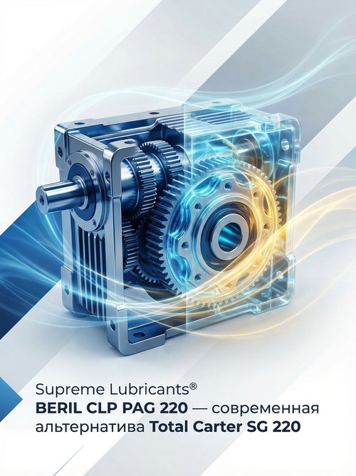 Supreme Lubricants® BERIL CLP PAG 220 — современная альтернатива Total Carter SG 220