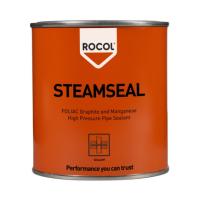 Высоконапорный герметик Rocol Steamseal для труб с графитом и марганцем, 400гр