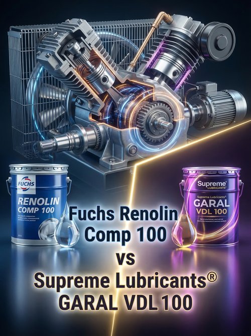 Надежная защита компрессоров: Fuchs Renolin Comp 100 и Supreme Lubricants® GARAL VDL 100 на службе вашего оборудования