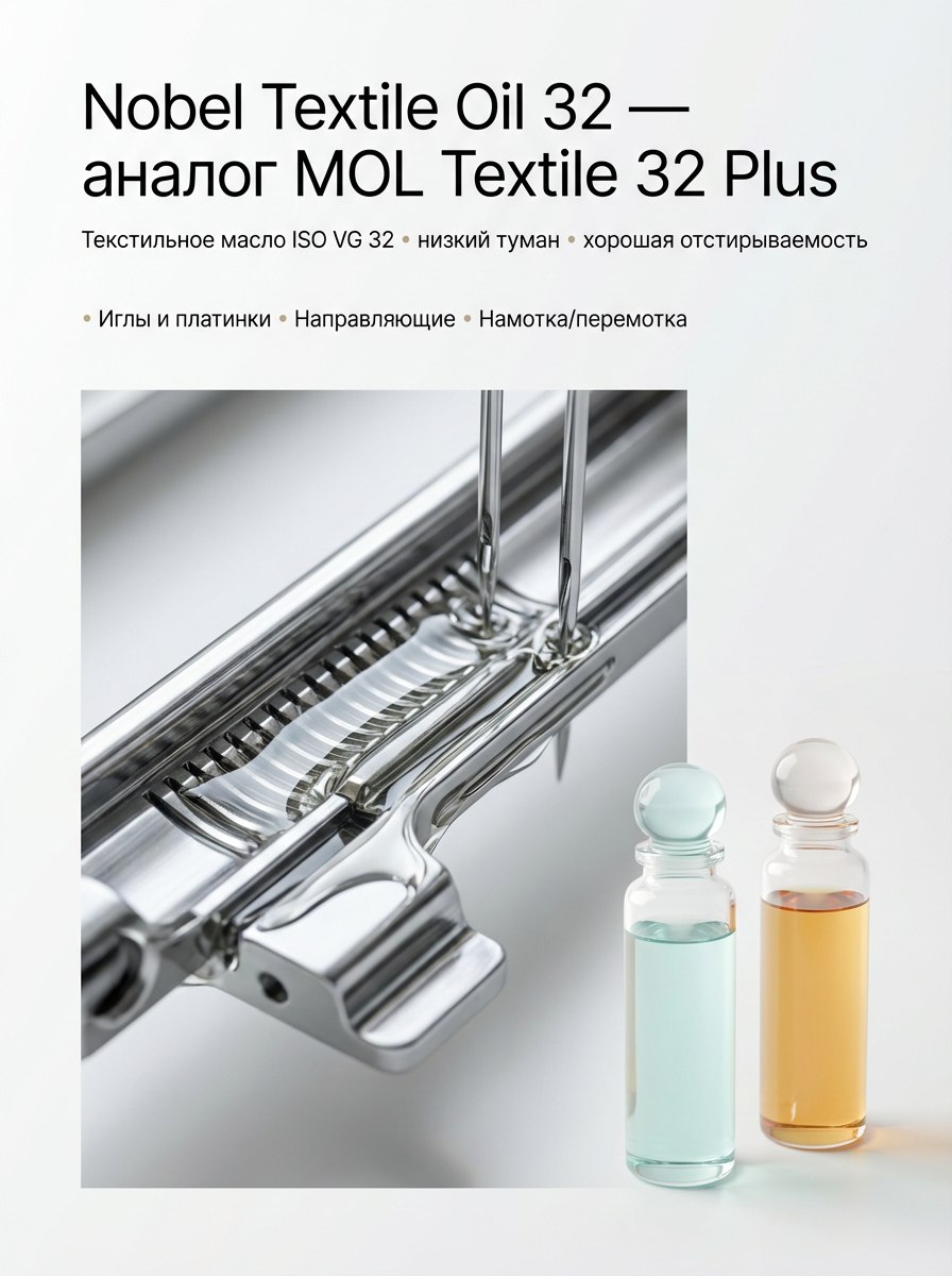 MOL Textile 32 Plus - аналог Nobel Textile Oil 32 MOL Textile 32 Plus - аналог Nobel Textile Oil 32