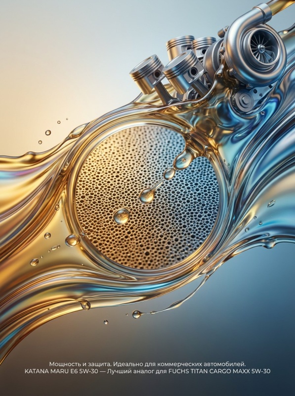 KATANA MARU E6 5W-30: Отличный аналог для FUCHS TITAN CARGO MAXX 5W-30