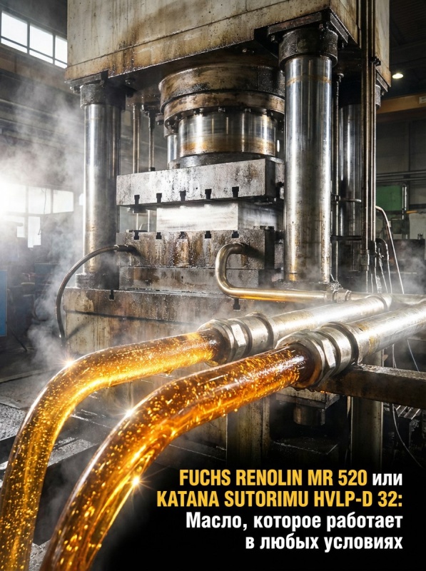 FUCHS RENOLIN MR 520 и KATANA SUTORIMU HVLP-D 32: Аналоги для гидравлических систем