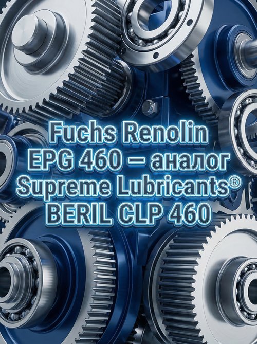 Fuchs Renolin EPG 460 и Supreme Lubricants® BERIL CLP 460: аналоги в одной категории