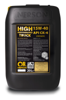 Nerson OIL High Performance Truck CK-4 15W-40, 20л
