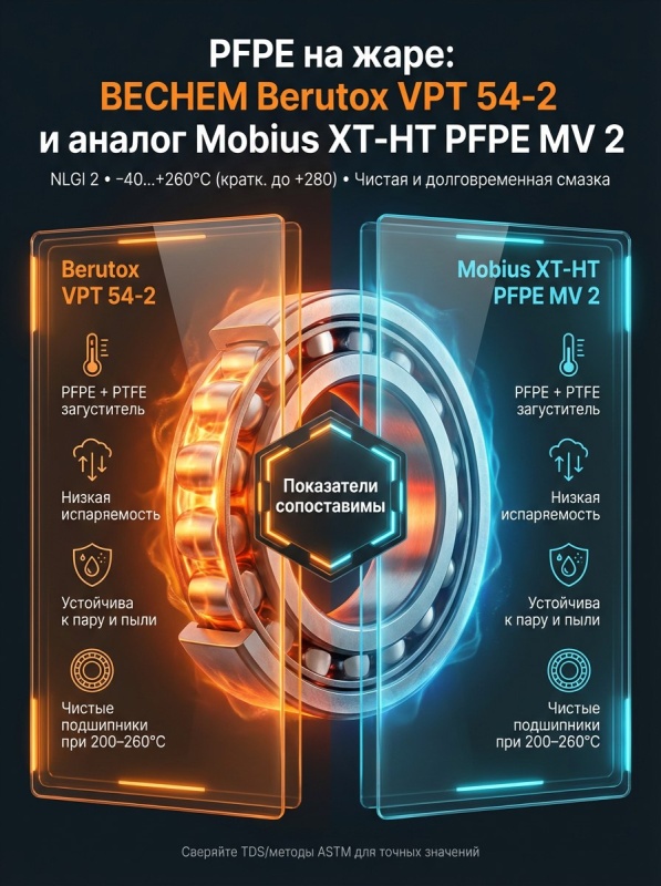 BECHEM Berutox VPT 54-2 - аналог Mobius XT-HT PFPE MV 2
