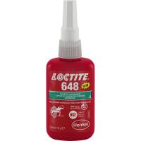 Фиксатор цилиндрических соединений высокопрочный Loctite 648, 50 мл