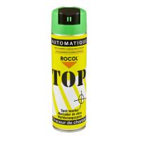 Краска Rocol Top Automatique Green Fluorescent для экологической и спортивной маркировки, 500мл