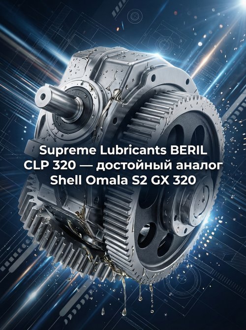  Выбираем аналог: Supreme Lubricants® BERIL CLP 320 вместо Shell Omala S2 GX 320