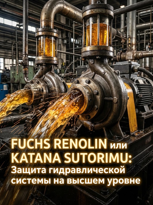 FUCHS RENOLIN AW 46 ZAF HVI и KATANA SUTORIMU HVLP-Z 46: аналоги для гидравлических систем