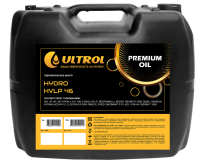 Гидравлическое масло Ultrol Hydro HVLP 46, 20л 