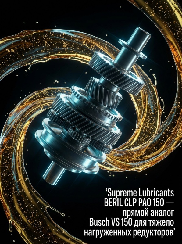 Busch VS 150 есть аналог Supreme Lubricants® Beril CLP PAO 150