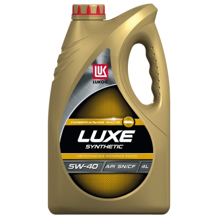 Лукойл Luxe Synthetic 5W-40, API SN/CF, 4л