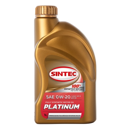 Sintec Platinum 0W-20 GF-6, 1л
