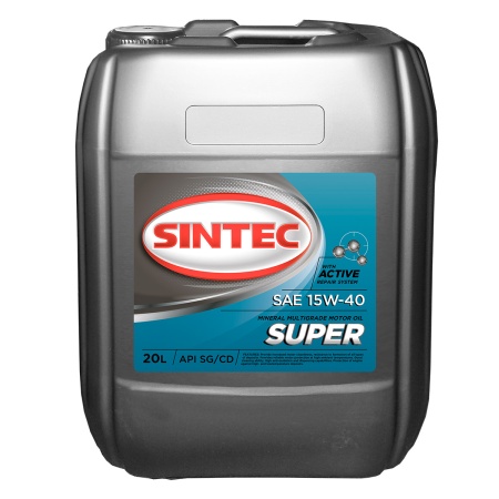 Sintec Super 15W-40, 20л