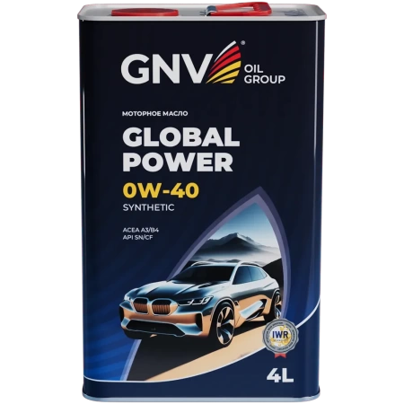 GNV Global Power 0W-40, 4л