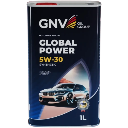 GNV Global Power 5W-30 Synthetic, 1л