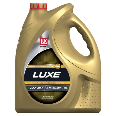 Лукойл Luxe Semi-Synthetic 5W-40, API SL/CF, 5л