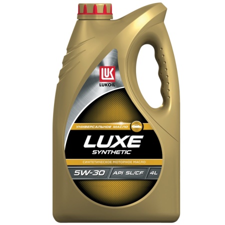 Лукойл Luxe Synthetic 5W-30, API SL/CF, 4л