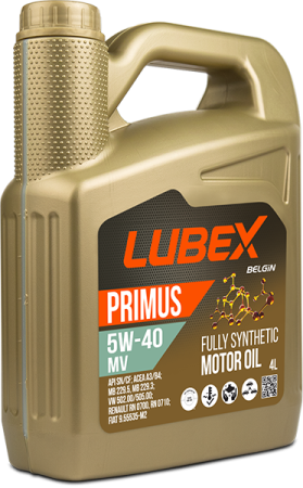 Lubex Primus MV 5W-40, 4л