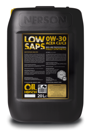 Nerson Oil Red Line Professional Fully Synthetic ACEA C2; C3 0W-30, 20л
