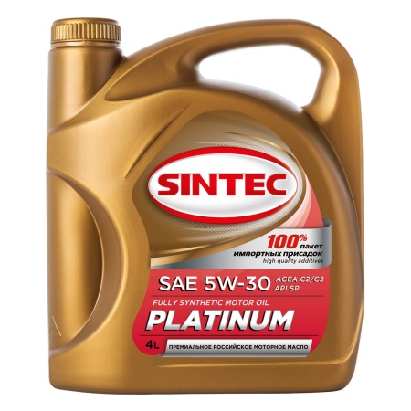 Sintec Platinum 5W-30 C2/C3, 4л