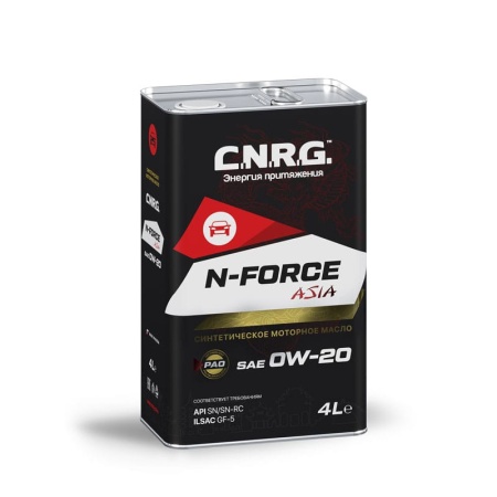 C.N.R.G. N-Force Asia 0W-20, 4л