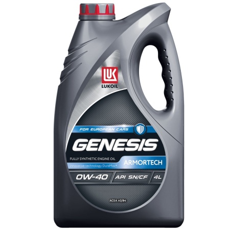 Лукойл Genesis Armortech 0W-40, 4л